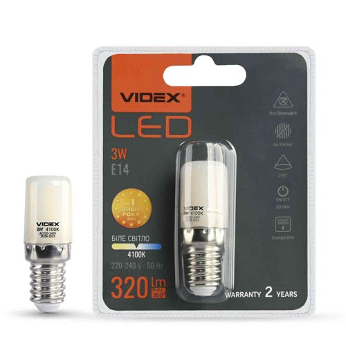 Лампа LED Videx ST25e 3W 4100К E14
