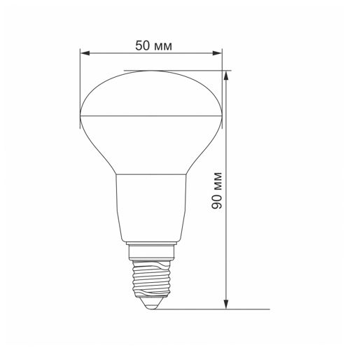 Лампа LED Videx R50e 6W 4100К E14
