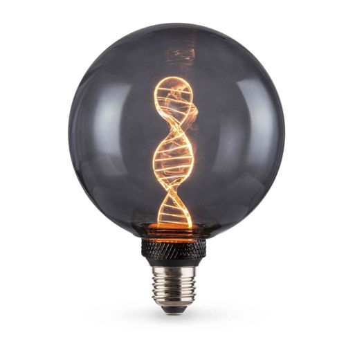 Лампа LED Videx філаментна VL-DNA-G125-S 3.5W 1800К Е27 Smoky
