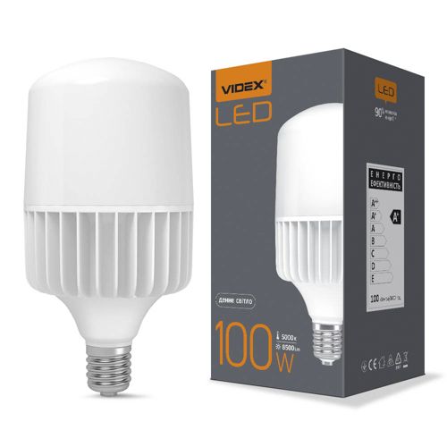 Лампа LED Videx A145 100W 5000К E40