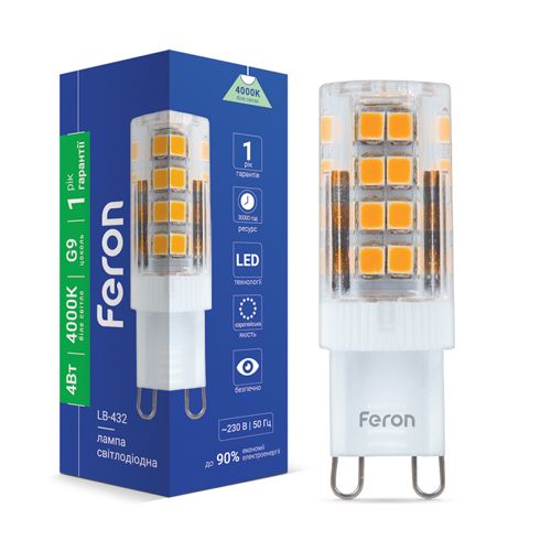 Лампа LED Feron LB-432 4W G9 4000K