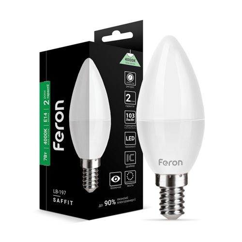 Лампа LED Feron LB-197 7W E14 4000K