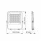 LED прожектор Videx PREMIUM F2 50W 5000К