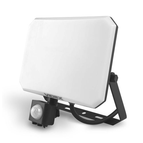 LED прожектор Videx F3 50W 5000К з датчиком руху 220V чорний