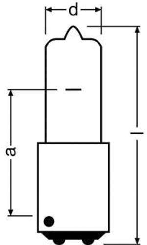 Лампа розжарювання для світлофорів OSRAM PA62165 50W 10V BA15D VS1