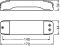 Трансформатор електронний OSRAM HTI DALI 105W DIM UNV1
