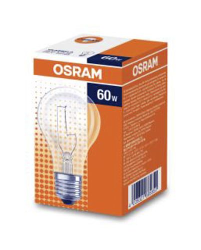 Лампа розжарювання OSRAM CLASSIC A CL 60W E27 (4008321665850)