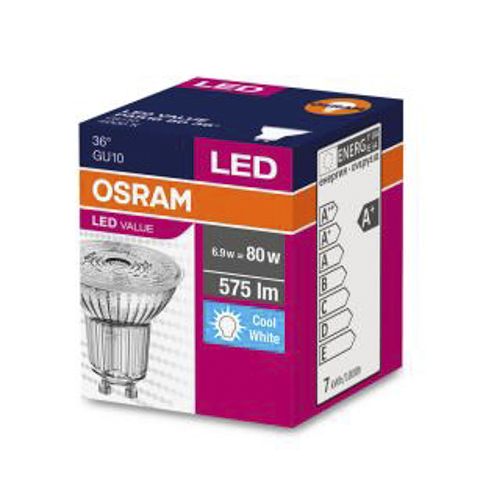Лампа LED OSRAM рефлекторна PAR16 non-dim 36° 69W 4000K GU10