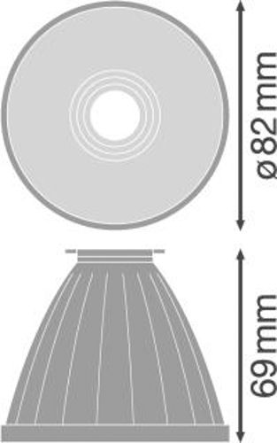 TRACKLIGHT SPOT REFLECTOR D95 SP
