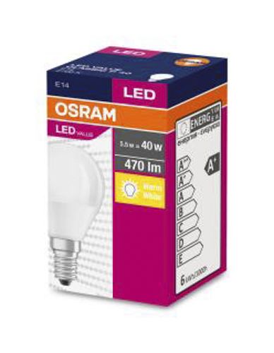 Лампа LED OSRAM Value CLP40 5W 2700K FR E14 10X1 OSRAM