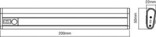 LED світильник бездротовий з датчиками LINEAR MOBILE USB 200 SI