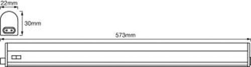 LED світильник LEDVANCE лінійний SWITCH BATTEN 0.6M 8W 4000K