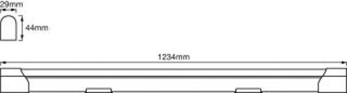 LED світильник лінійний LEDVANCE BATTEN 1.2M 20W 4000K