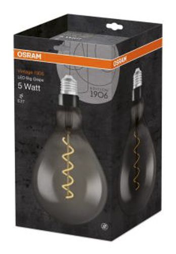 Лампа LED OSRAM філаментна VINTAGE 1906 5W 818 E27 (4058075269903)