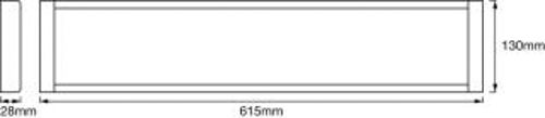 LED світильник OFFICE LINE 600мм 25W 4000K