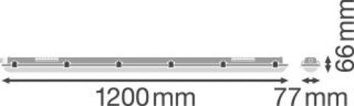 LED світильник DAMP PROOF VALUE 1200 20W 4000K IP65
