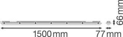 LED світильник DAMP PROOF VALUE 1500 50W 4000K IP65