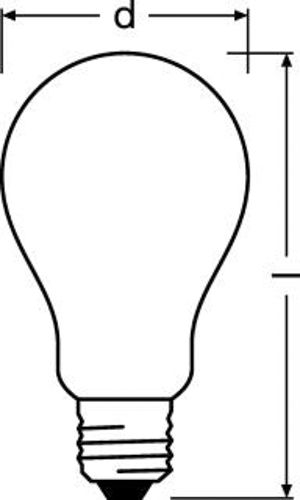 Лампа LED OSRAM груша Retrofit CLASSIC A150 16W 4000K E27