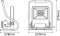 LED прожектор переносний LEDVANCE Worklight  SOCKET 50W IP44