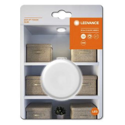 Світильник-нічник LEDVANCE із диммером DOT-IT TOUCH SLIM DIM 0,45W Білий