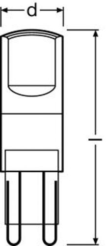 Лампа LED OSRAM капсульна PIN30 26W 2700K G9