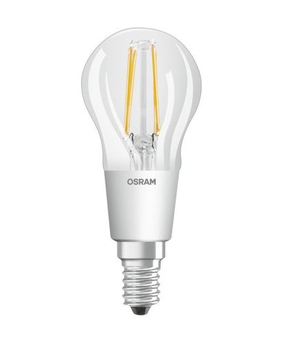 Лампа LED OSRAM філаментна кулька CL P40 GOLD 45W 2700K FIL E14