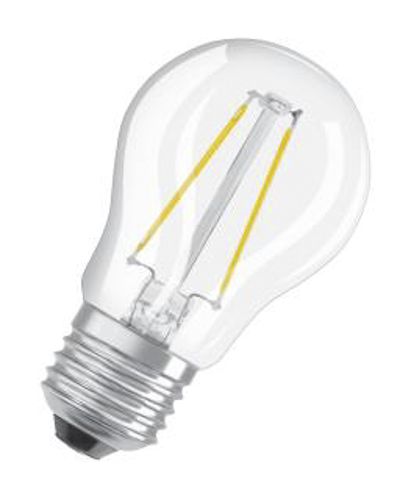 Лампа LED OSRAM філаментна свічка CLAS P25 2.5W 2700K E27