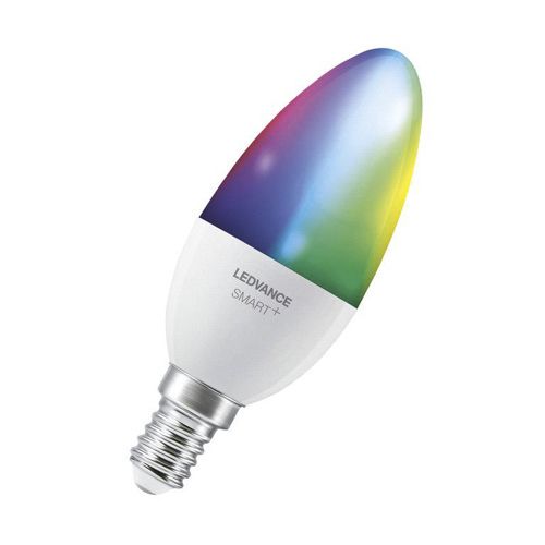 Лампа LED OSRAM свічка з керуванням WiFi B40 5W RGBW FR E14