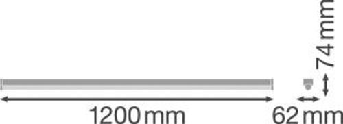 LED світильник лінійний LEDVANCE LINEAR ULTRA OUTPUT EMERGENCY 1200 33W 3000K