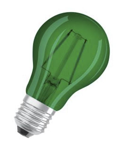 Лампа LED OSRAM зелена CLA15 GREEN 16W 175 E27