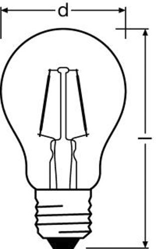 Лампа LED OSRAM зелена CLA15 GREEN 16W 175 E27
