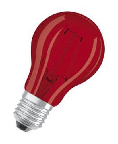 Лампа LED OSRAM червона CLA15 25W 510 RD E27 (4058075816053)