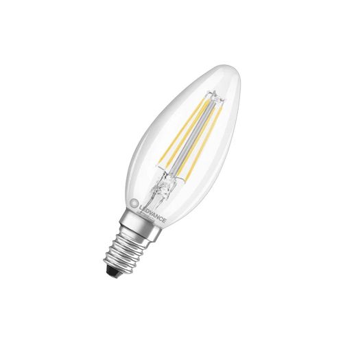 Лампа LEDVANCE CL B40 4.2W 2700K FIL CL E14
