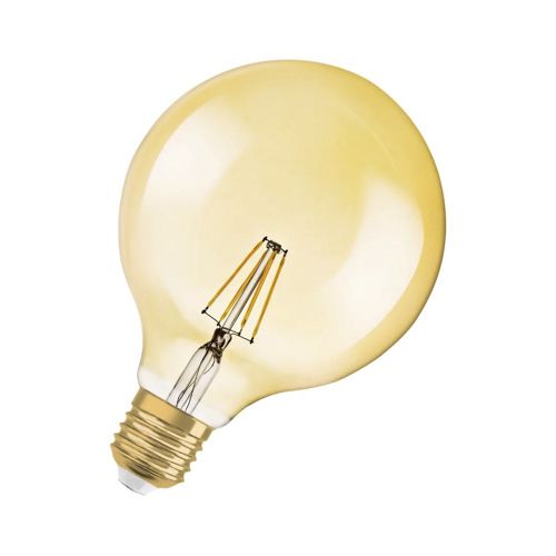 Лампа LED OSRAM філаментна 1906 LEDGLOBE 4W 2400K FILGD E27