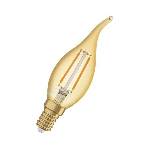 Лампа LED OSRAM філаментна VINTAGE 1906 CL BA 22 2,5W 824 230V FIL GOLD E14 10x1