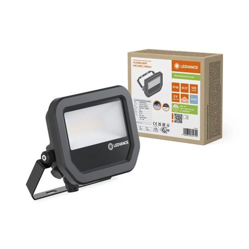 LED прожектор LEDVANCE FL 10P 8W 6500К PS SY100 IP66 чорний