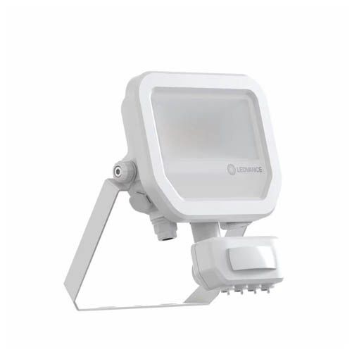 LED прожектор LEDVANCE FL 10 SN P 8W 4000К с датчиком движения IP65 белый