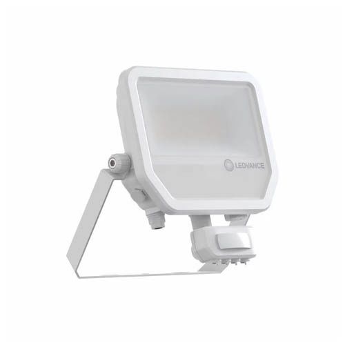 LED прожектор LEDVANCE FL 50 SNP 41W 3000К з датчиком руху IP65 білий