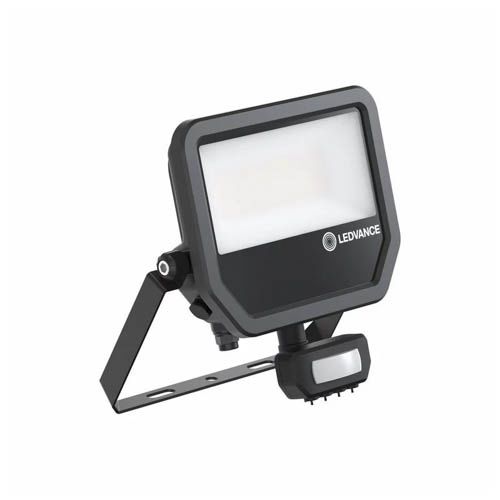 LED прожектор LEDVANCE FL 50 SNP 41W 4000К з датчиком руху IP65 чорний