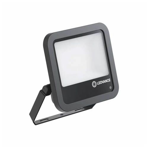 LED прожектор LEDVANCE FL 100 PCELLP 69W 4000К з датчиком руху IP66 чорний