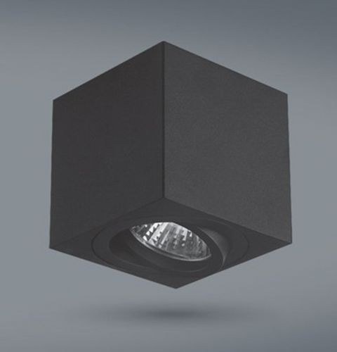 LED світильник під лампу GU10 Videx SPF01 накладний чорний