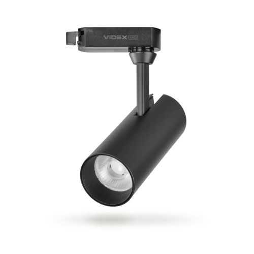 LED світильник трековий Videx 10W 4100К чорний