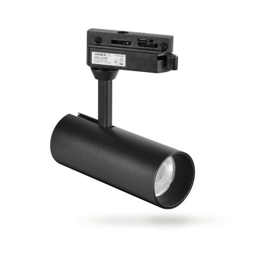 LED світильник трековий Videx 10W 4100К чорний