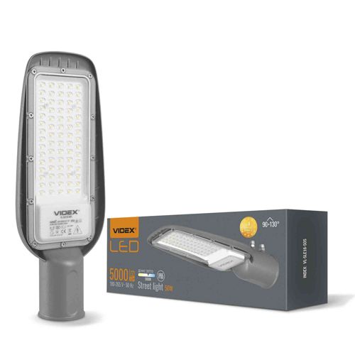 Ліхтар LED вуличний Videx IP65 50W 5000lm 5000К