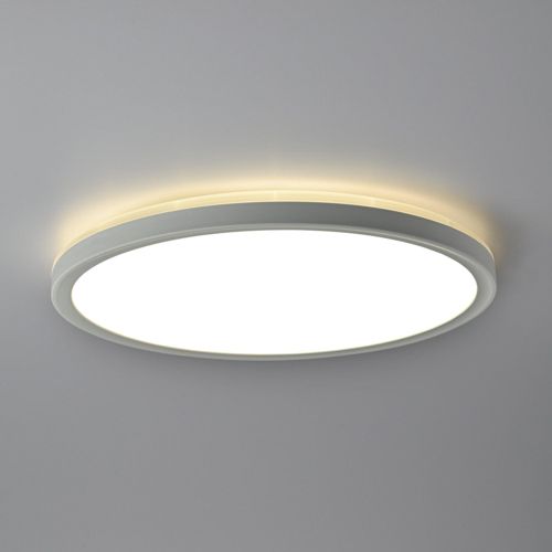 LED світильник з декоративною підсвіткою Videx круглий DL3R 18W 4000К білий