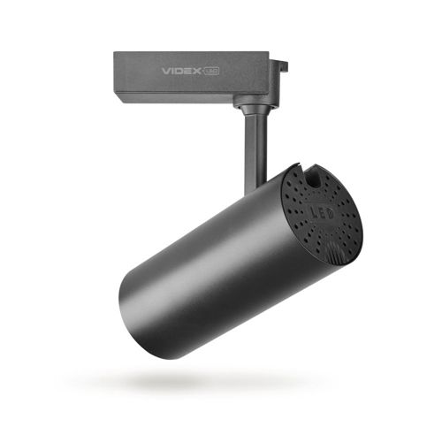 LED світильник трековий Videx 30W 4100К чорний