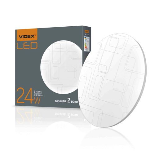 LED світильник настінно-стельовий Videx 24W 4100К прямокутники