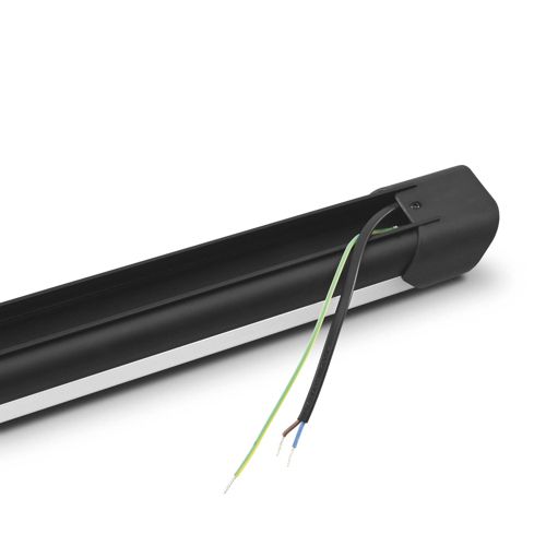 LED світильник лінійний Videx 72W 1.2М 5000К 220V чорний