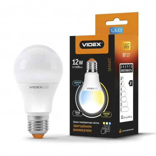 Лампа LED Videx A60eC3 12W 220V Е27