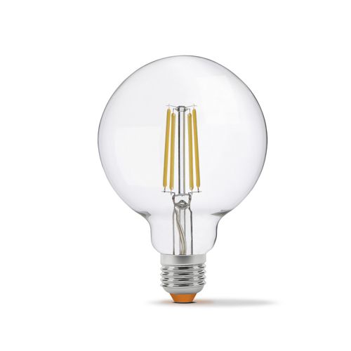 Лампа LED Videx філаментна G95FD 7W 4100К Е27 дімерна